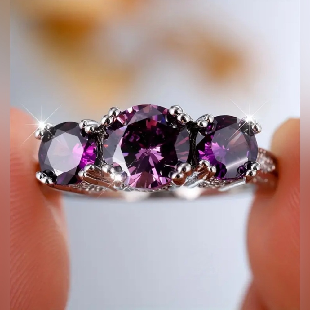 Beautiful amethyst ring - Picture 4 of 6